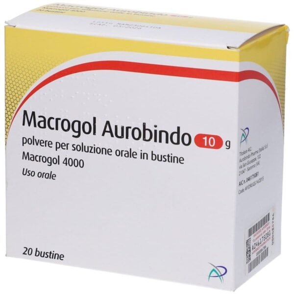 MACROGOL AUROBINDO 20 buste 10 g