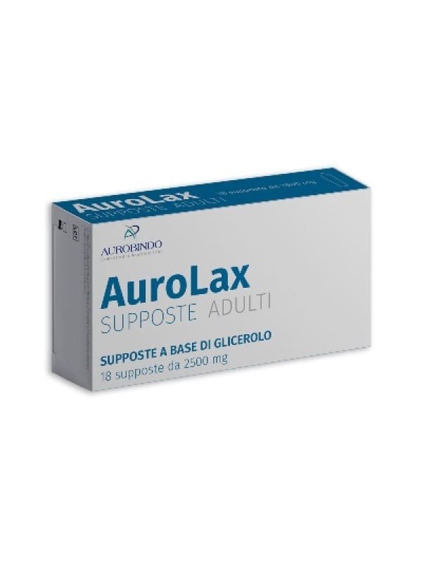 AUROLAX  18 supposte 2500mg
