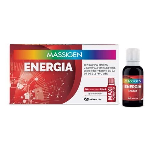 MASSIGEN ENERGIA 10 flaconcini