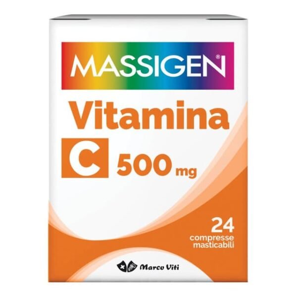 MASSIGEN C masticabile 500 mg 24 compresse