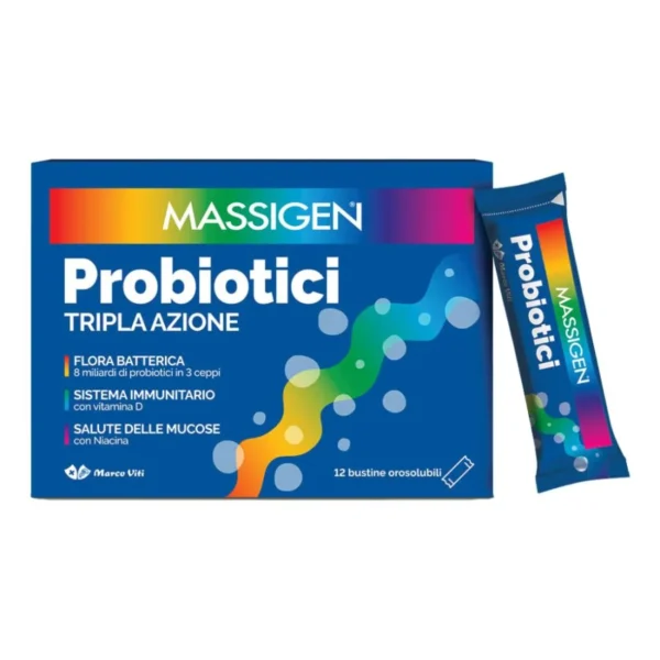 MASSIGEN PROBIOTICI 12 bustine orosolubili