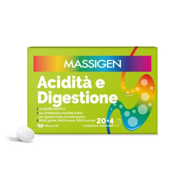 MASSIGEN ACIDITA' E DIGESTIONE 24 compresse