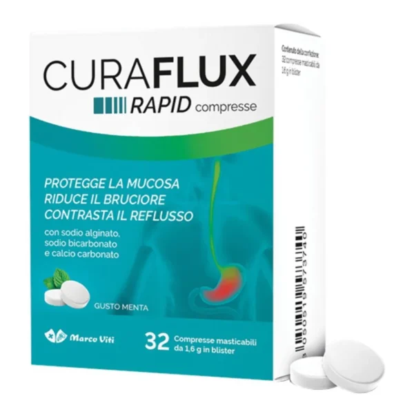 CURAFLUX RAPID 32 compresse masticabili