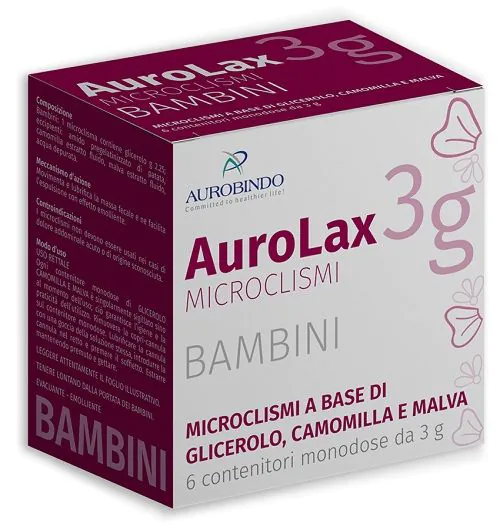 AUROLAX microclismi bambini 6 pezzi