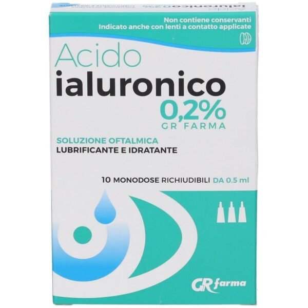 ACIDO IALURONICO 0,2% collirio monodose