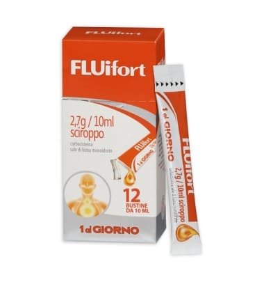 FLUIFORT 2,7g/10ml sciroppo 12 buste
