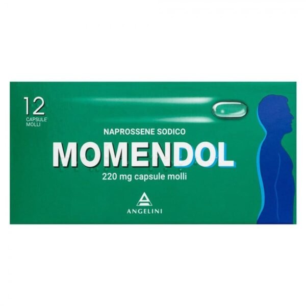 MOMENDOL 220 mg 12 capsule molli