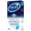 AKUEL NATURAL+ PROFILATTICI EXTRA LUBRIFICATI 8 pezzi