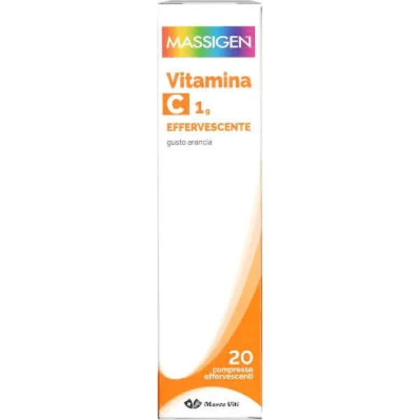 MASSIGEN VITAMINA C 1 g 20 compresse effervescenti