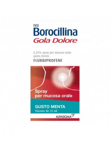 NEOBOROCILLINA GOLA spray menta