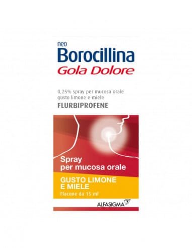 NEOBOROCILLINA GOLA spray limone e miele
