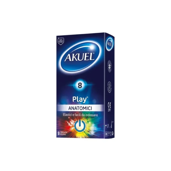 AKUEL PLAY PROFILATTICI ANATOMICI 8 pezzi