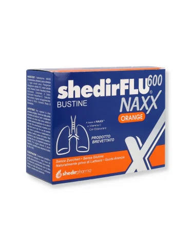 SHEDIRFLU 600 NAXX arancia senza zucchero