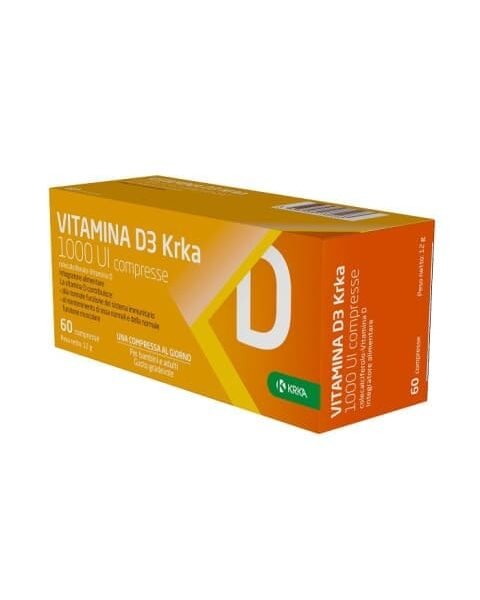VITAMINA D3 KRKA 60 compresse 1000UI