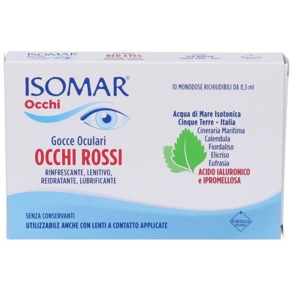 COLLIRIO ISOMAR OCCHI ROSSI 0,2% 10+10 fl (CONFEZIONE DOPPIA)