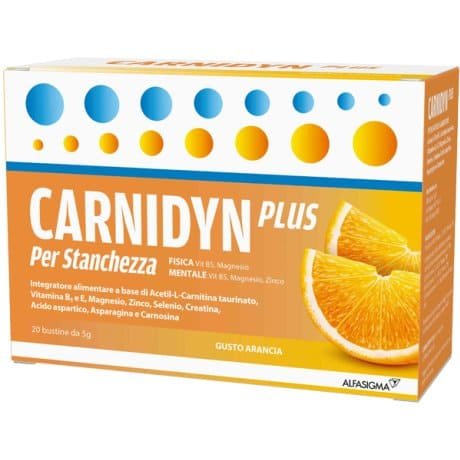 CARNIDYN PLUS 20 BUSTE gusto Arancia