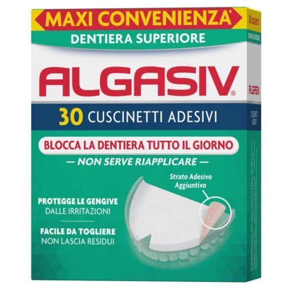 ALGASIV ADESIVO PROTESI SUPERIORI 30 PEZZI