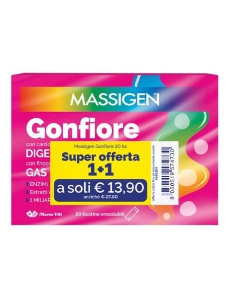 MASSIGEN GONFIORE 20+20 bustine orosolubili