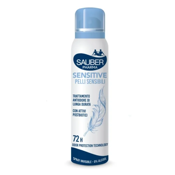 SAUBER DEO 72H SENSITIVE SPRAY 150 ml