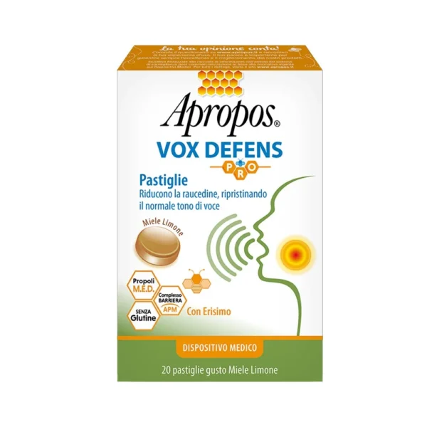 APROPOS VOX DEFENS 20 pastiglie MIELE E LIMONE