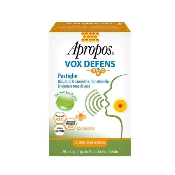 APROPOS VOX DEFENS 20 pastiglie MENTOLO EUCALIPTO
