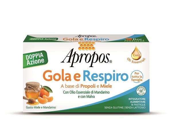 APROPOS GOLA E RESPIRO 16 PASTIGLIE