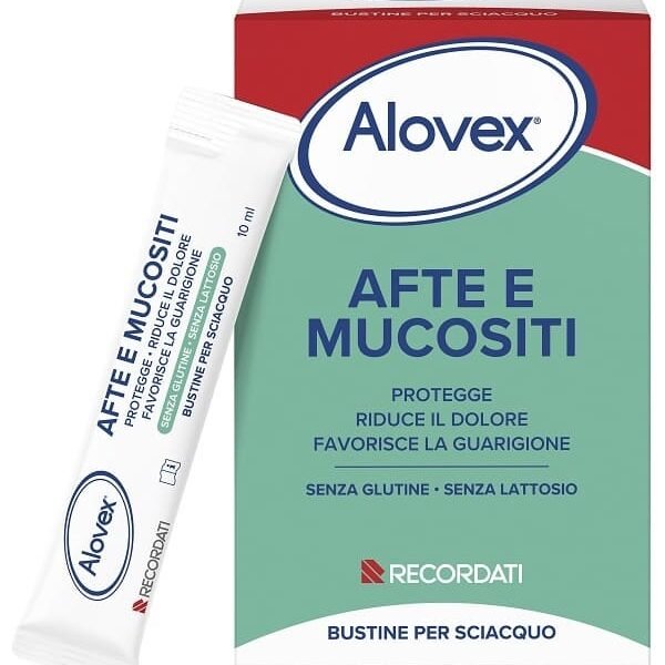 ALOVEX AFTE E MUCOSITI 20 bustine monodose per sciacquo