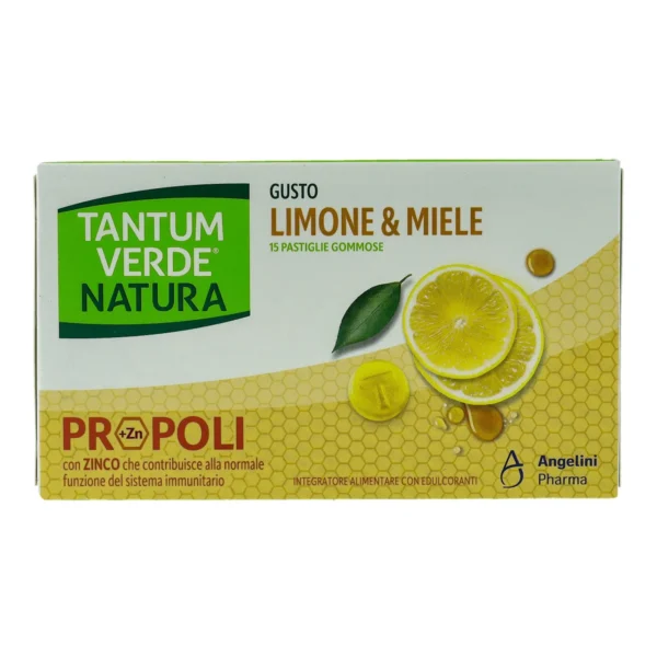 TANTUM VERDE NATURA PASTIGLIE GOMMOSE limone e miele