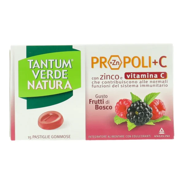 TANTUM VERDE NATURA 15 PASTIGLIE GOMMOSE frutti di bosco